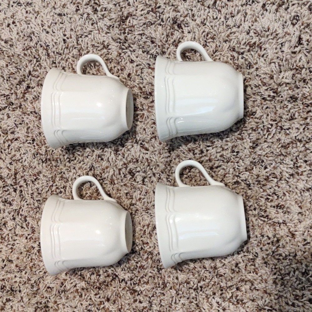 4 Mikasa coffee mugs